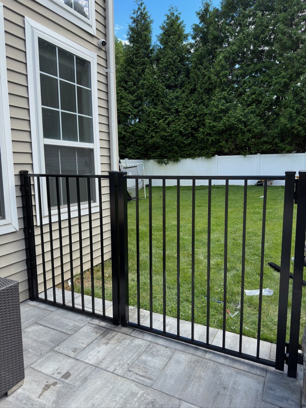 Pool gate and patio remodel in Blue Point, NY